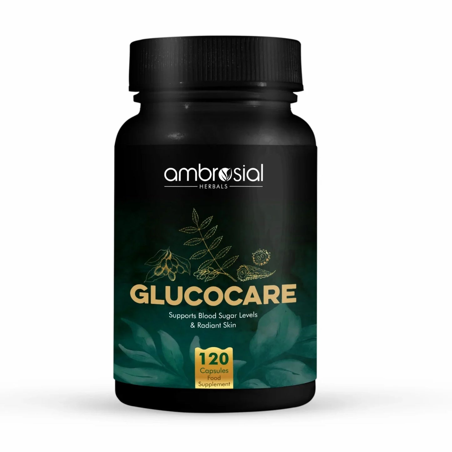 Ambrosial Nutrifood Glucocare 120 Capsules