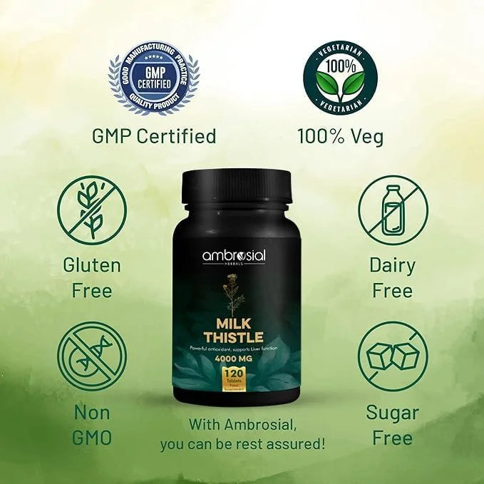 Ambrosial_Nutrifood_Milk_Thistle_4000_MG_120Capsule