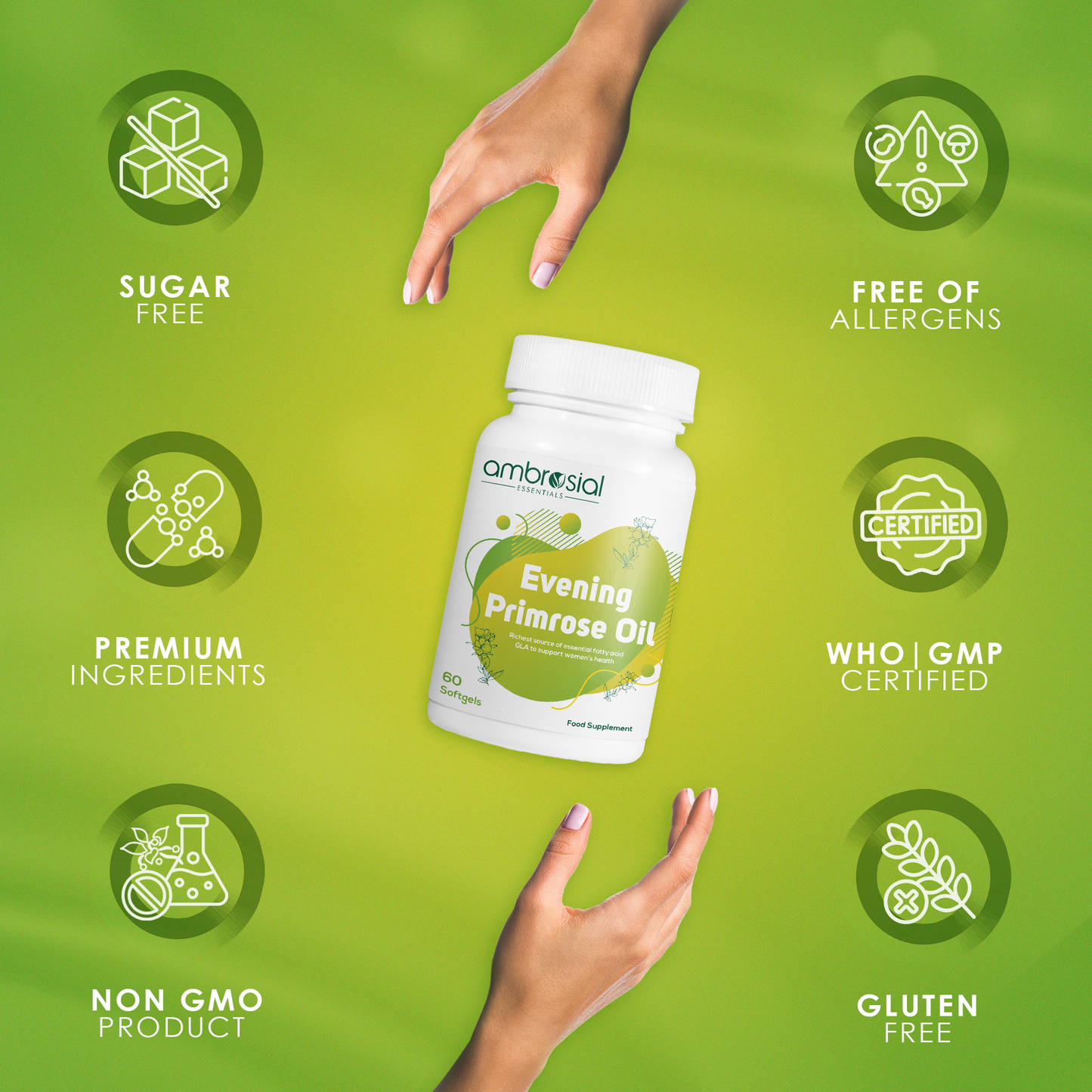 Evening Primrose Oil (EPO) 1000 mg