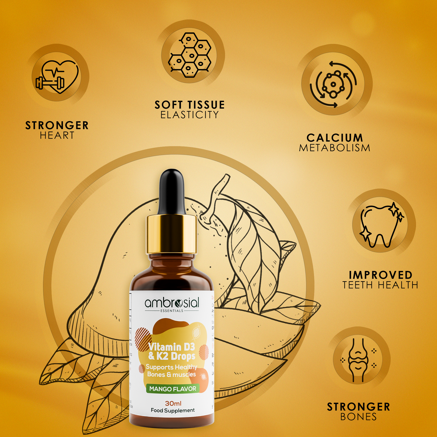 Vitamin D3 & K2 Drops
