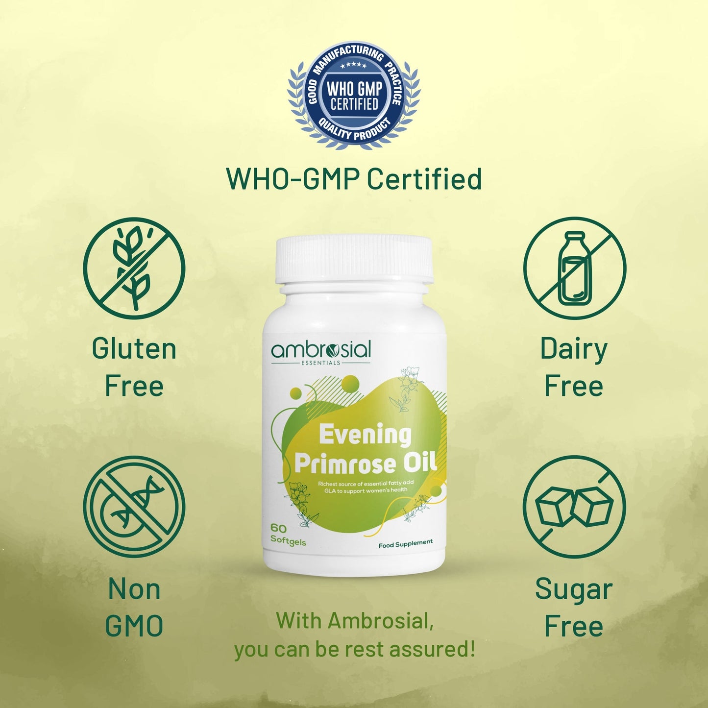 Evening Primrose Oil (EPO) 1000 mg