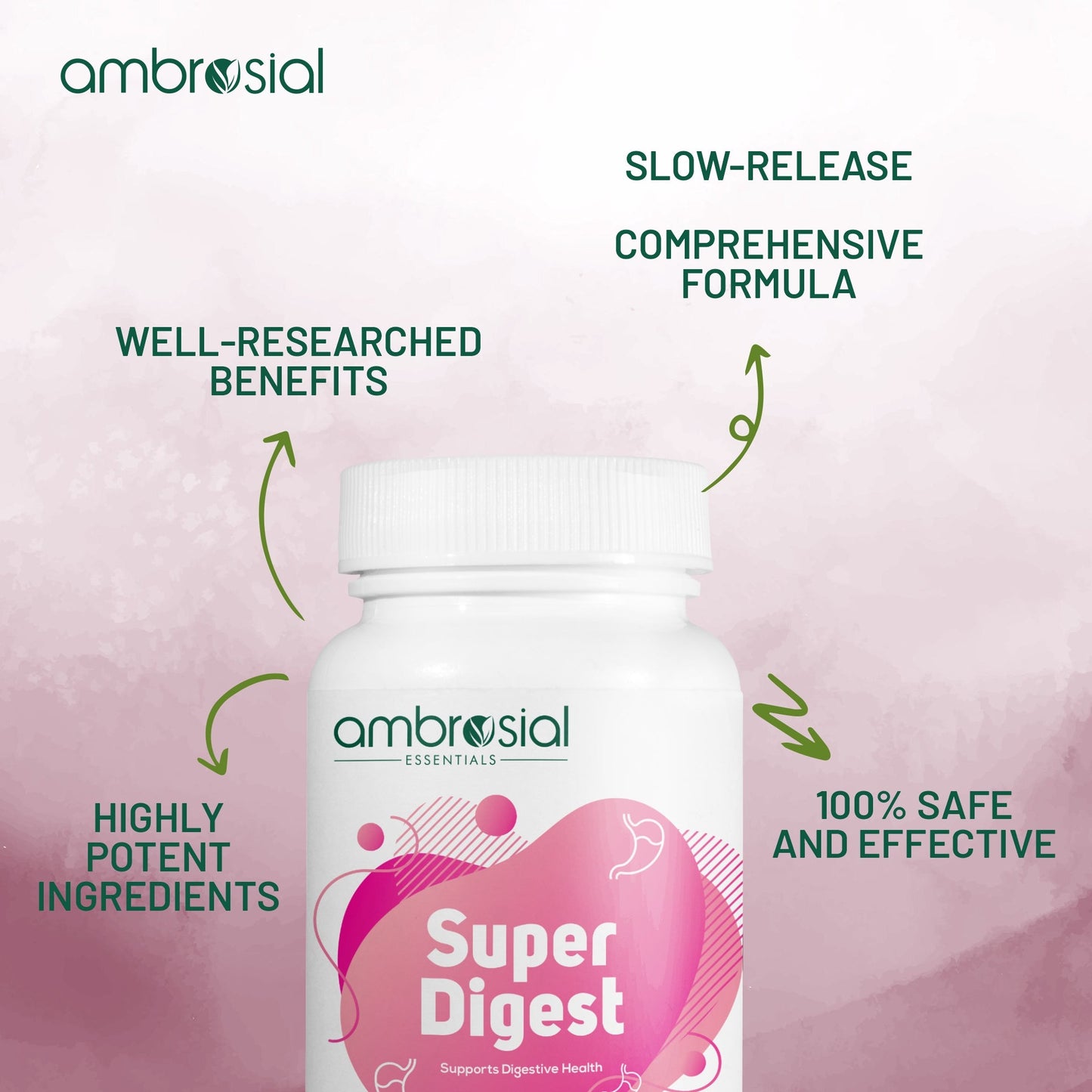 Super Digest Digestive Enzyme Supplements
