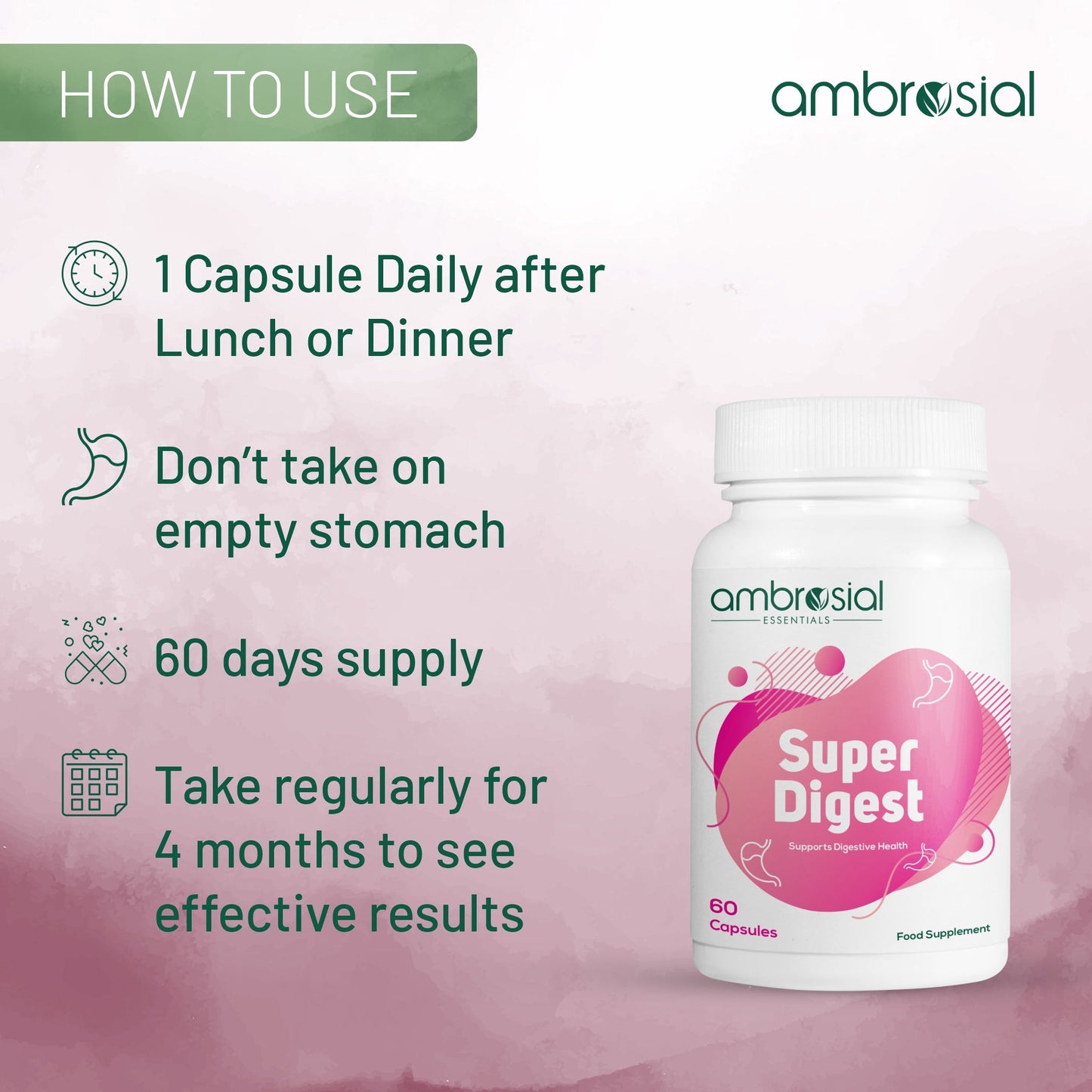 Super Digest Digestive Enzyme Supplements