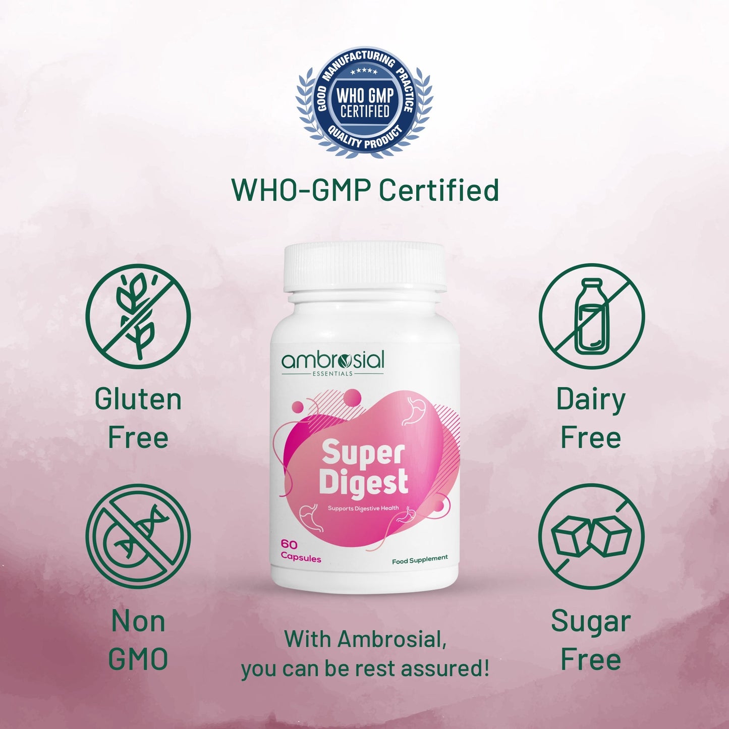 Super Digest Digestive Enzyme Supplements