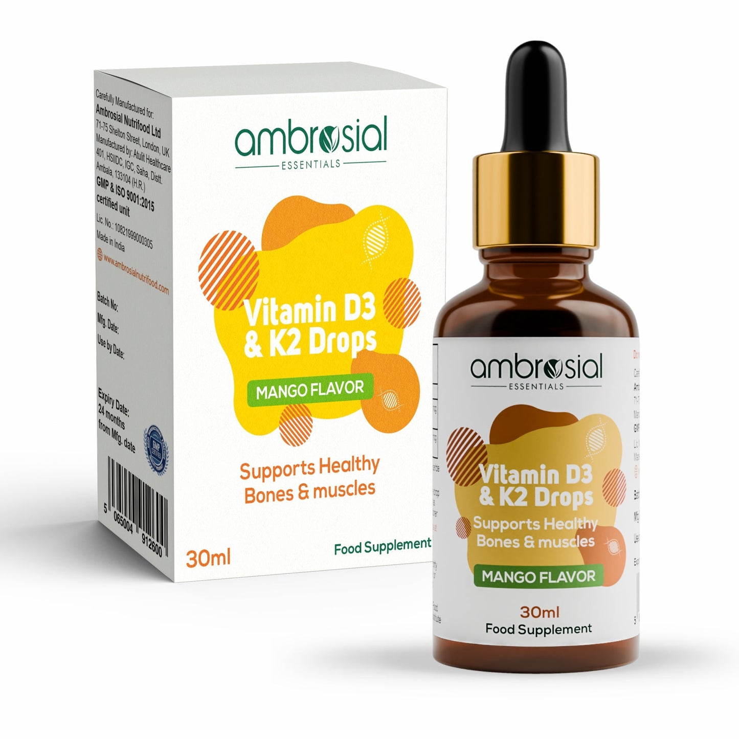Vitamin D3 & K2 Drops