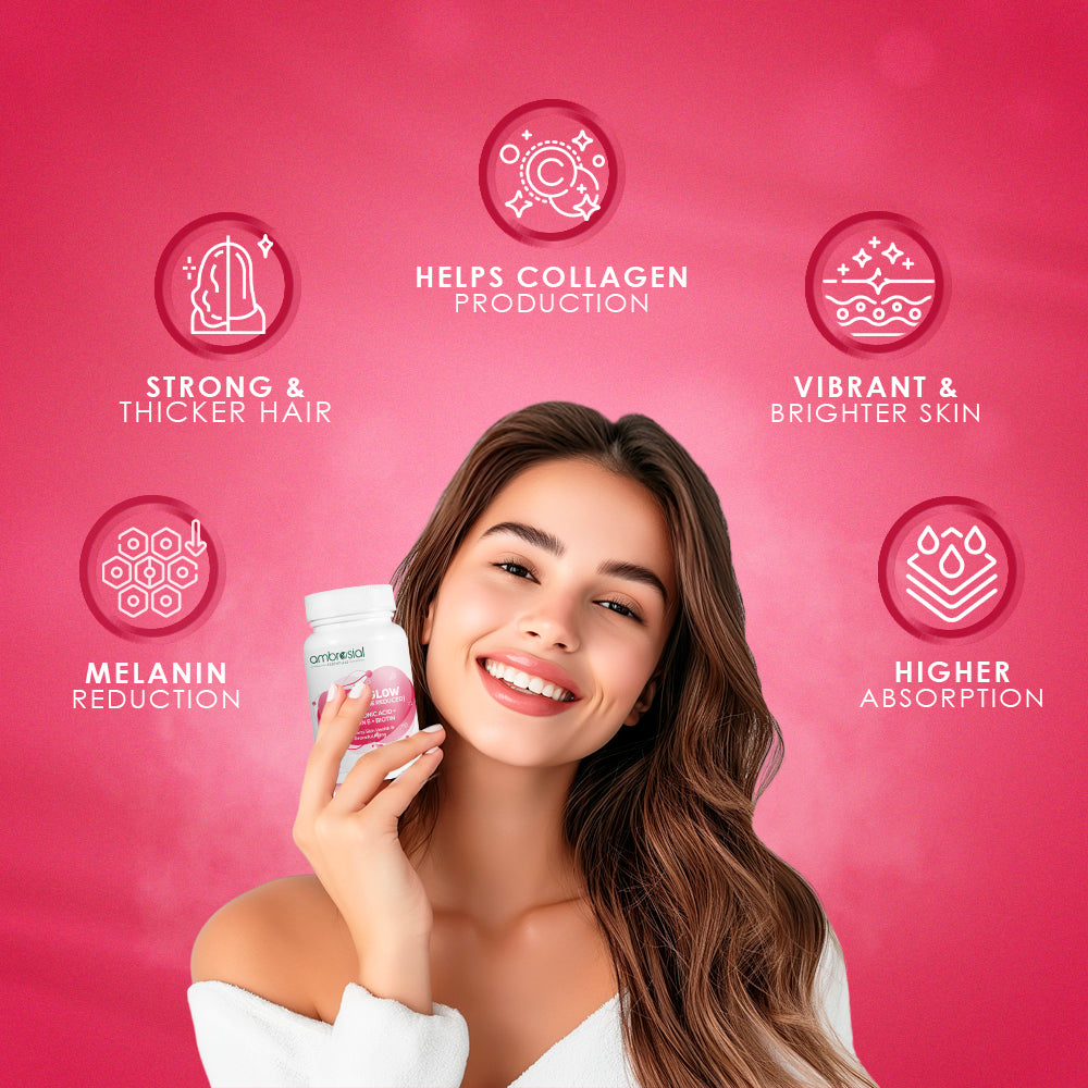 Gluta-Glow L-Glutathione 500mg Tablets