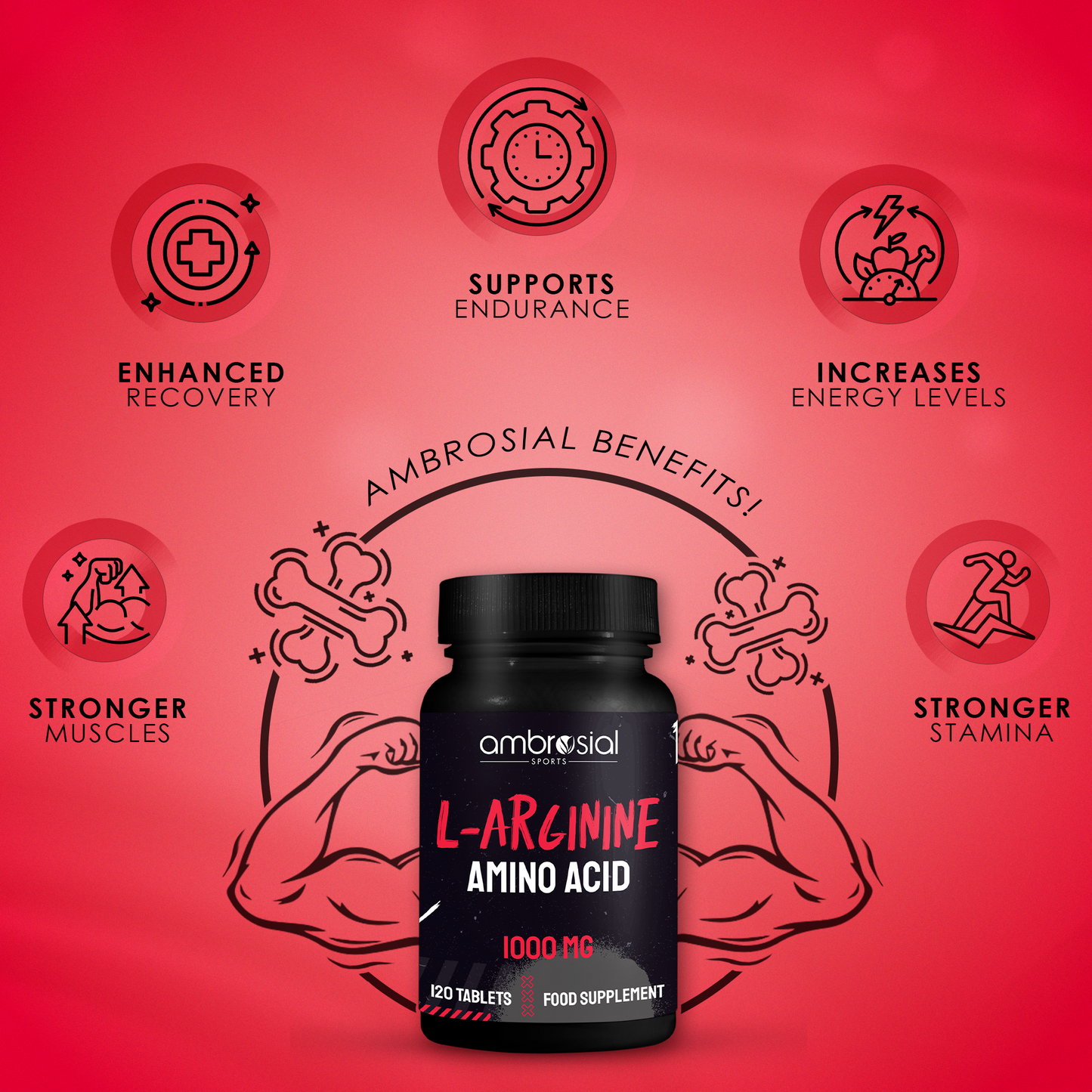 L-Arginine Amino Acid 1000mg