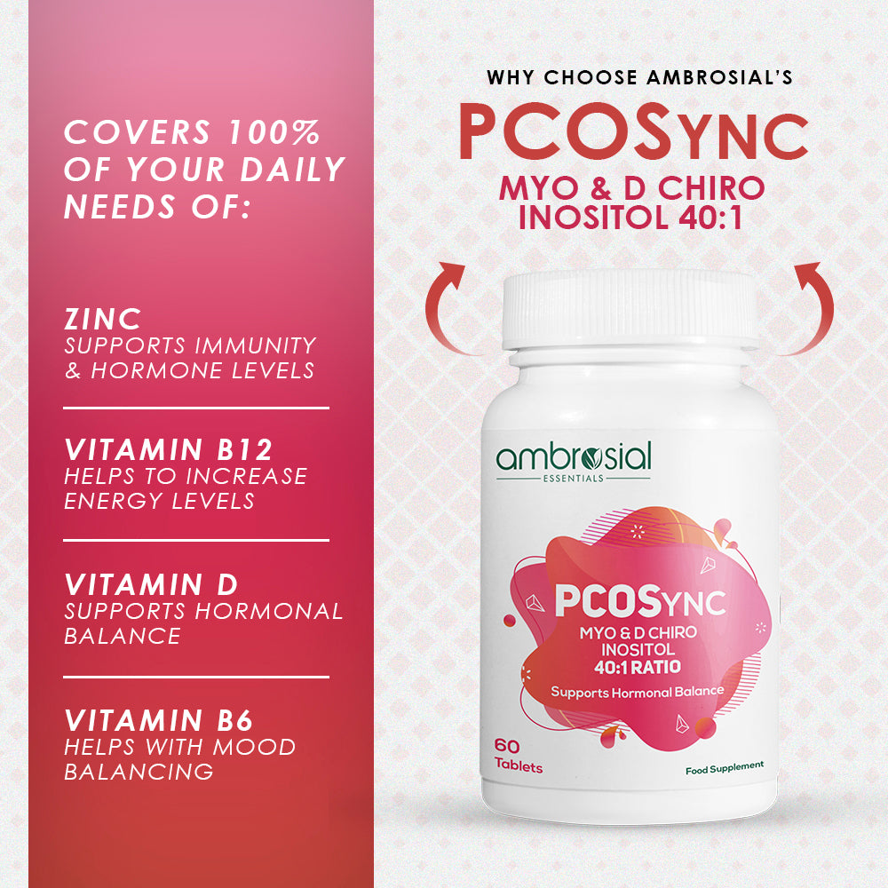 PCOSync Myo & D-Chiro Inositol 40:1 Ratio