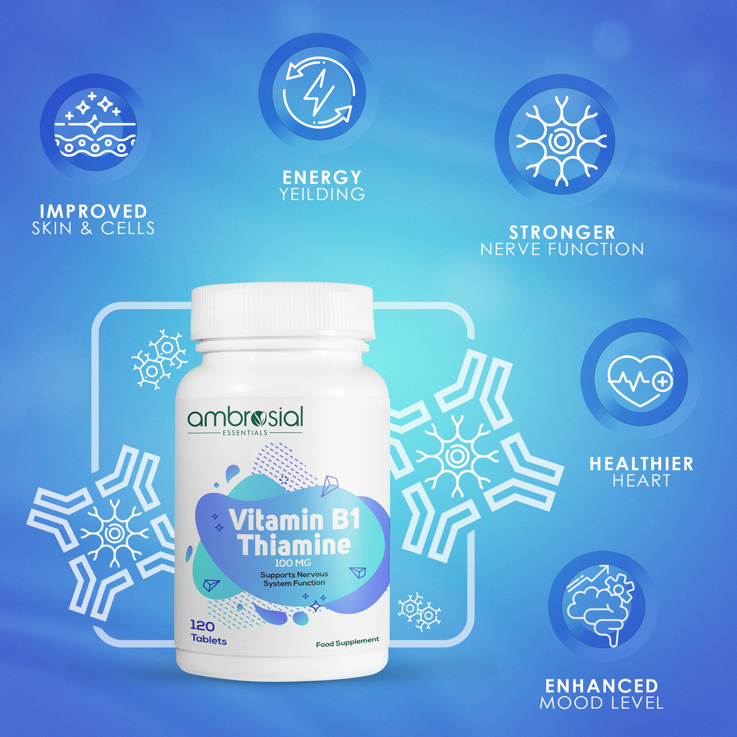 Vitamin B1 Thiamine 100mg