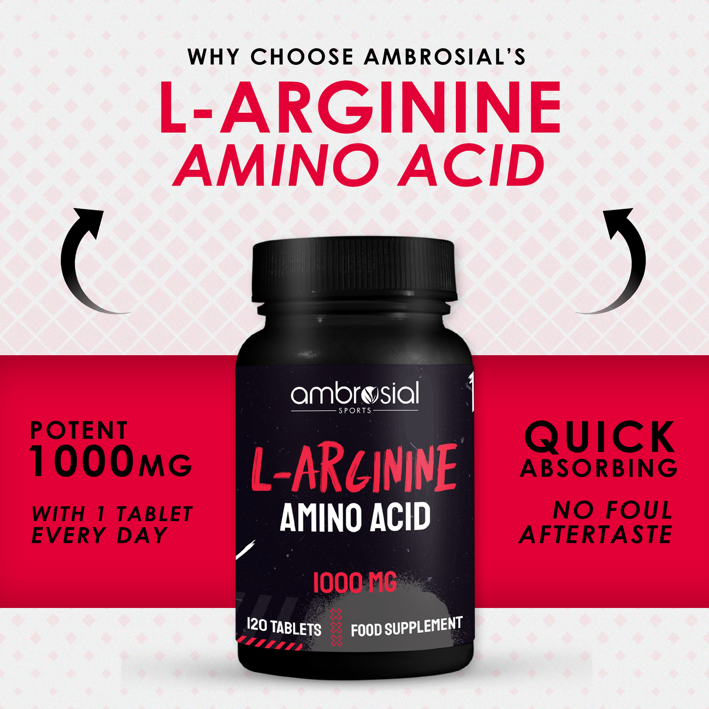 L-Arginine Amino Acid 1000mg