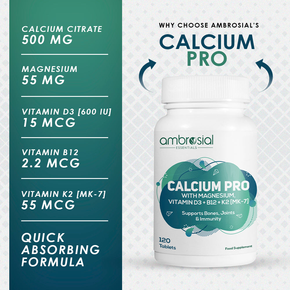 Calcium Pro & Vitamin D3 Tablets
