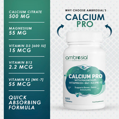 Calcium Pro & Vitamin D3 Tablets
