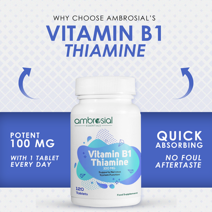 Vitamin B1 Thiamine 100mg