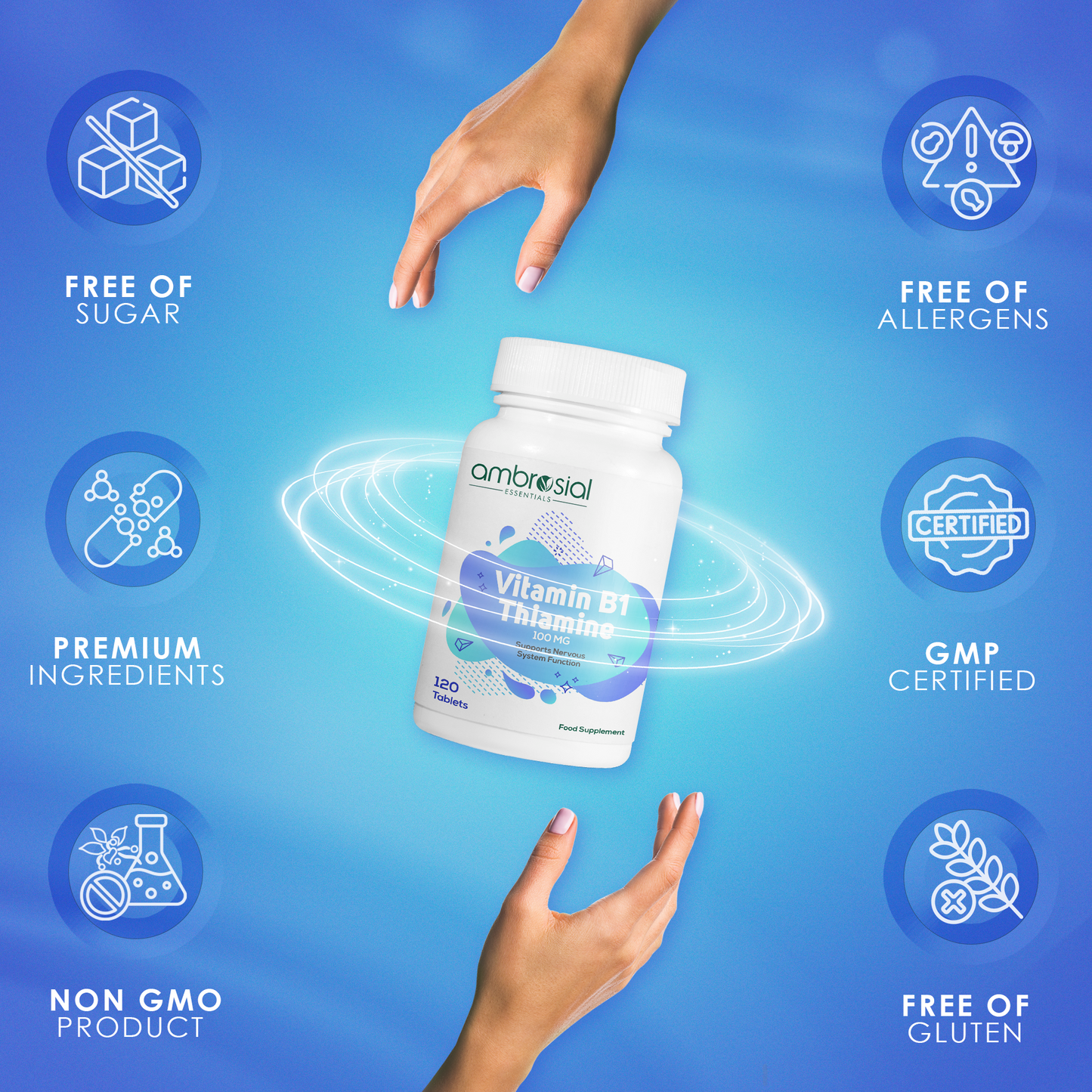 Vitamin B1 Thiamine 100mg