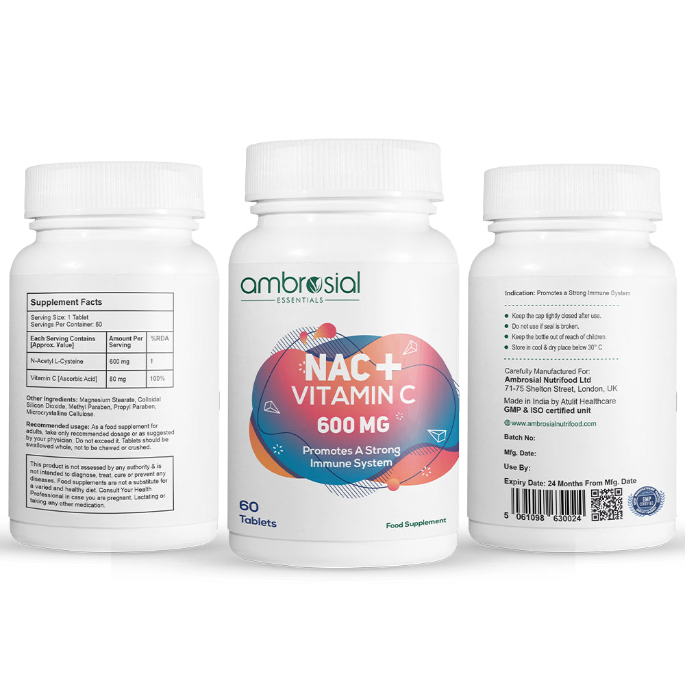 N-Acetyl Cysteine Supplement with Vitamin C