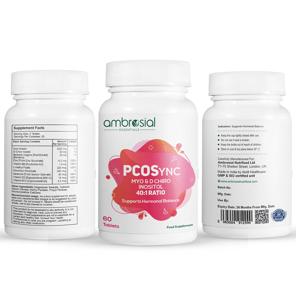 PCOSync Myo & D-Chiro Inositol 40:1 Ratio
