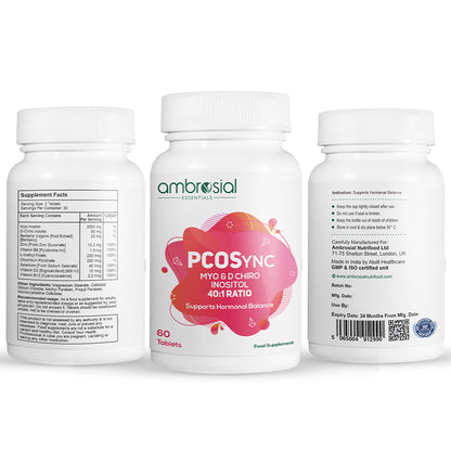 PCOSync Myo & D-Chiro Inositol 40:1 Ratio