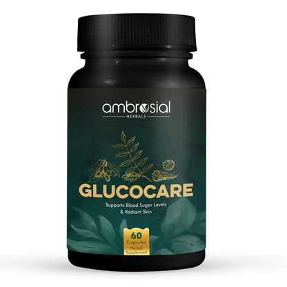 Ambrosial Glucocare Capsules Jar