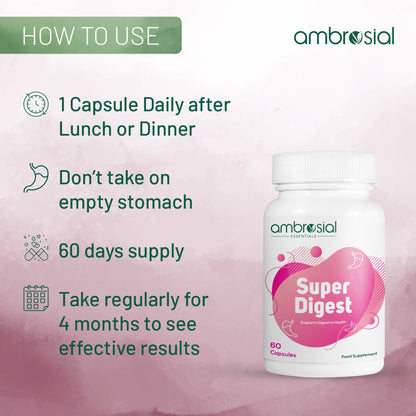 Super Digest Digestive Enzyme Supplements